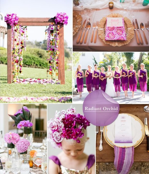 10 super beautiful wedding decoration color matching DIY