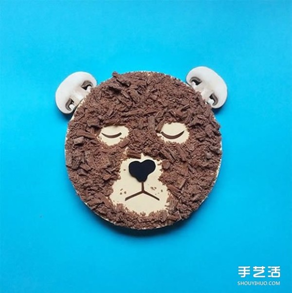 Do what you are good at, DIY creative portraits of food and cardboard