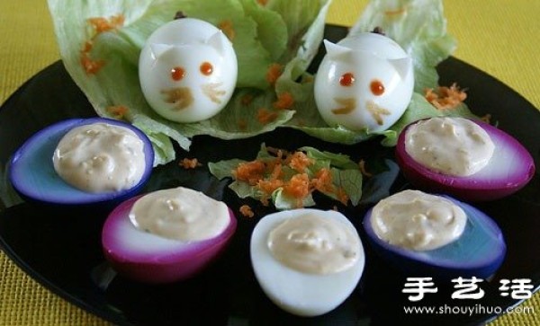 Cute and interesting boiled egg creative DIY