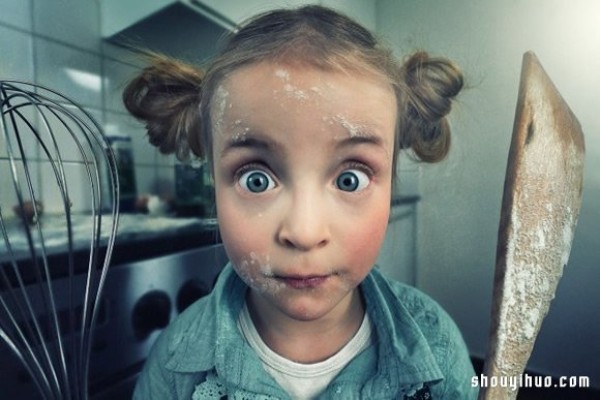 Creative photos of childrens growth: I also want to have a dad who can use PS