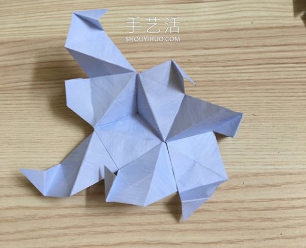 Sharing the steps of beautiful flower ball origami tutorial with illustrations