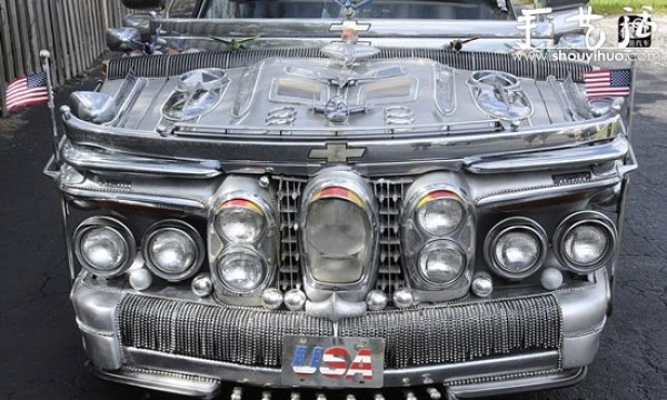 More than 40 car parts were hand-made in 10 years to create a dream car