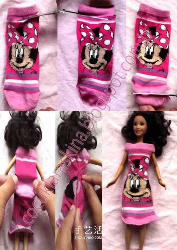 Simple use of socks to make doll clothes has these uses besides wearing them! 