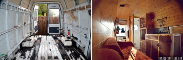 An old LDV van was converted into a campervan and traveled around the world in 5 months