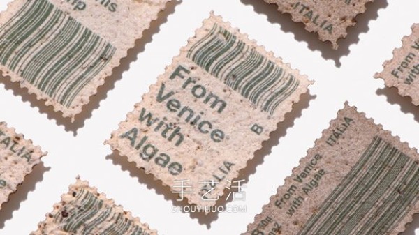 Create an environmentally friendly design, stamps made from Venetian aquatic plants! 