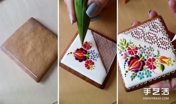 Anyone who sees the picture of ultra-delicate hand-painted icing biscuits will be reluctant to eat