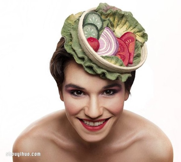 Exquisite and delicious food hats designed by Maor Zabar