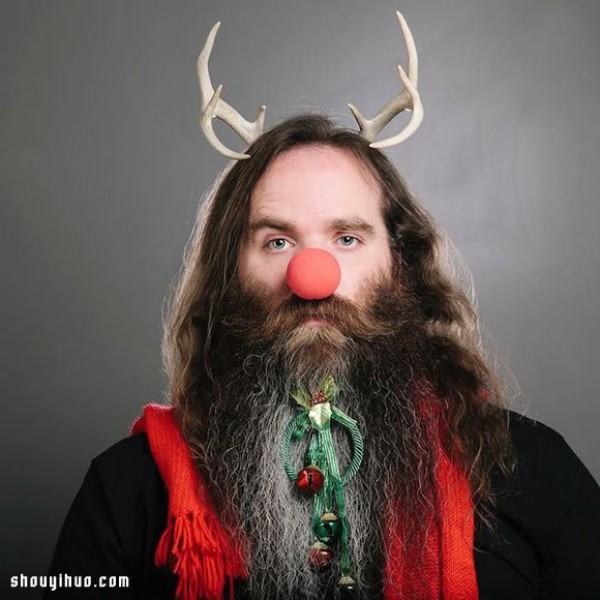 12 Weird Christmas Beards for Bearded Men to DIY! 