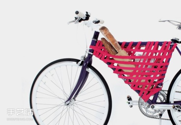 Make your own bicycle basket and prepare the elastic bands and come and DIY