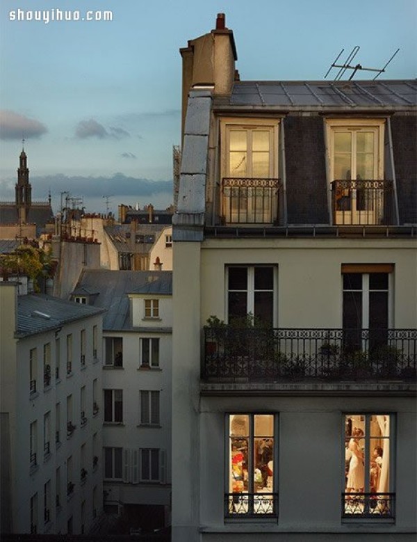 Go through streets and alleys and windows and take pictures of Parisian life that you have never seen