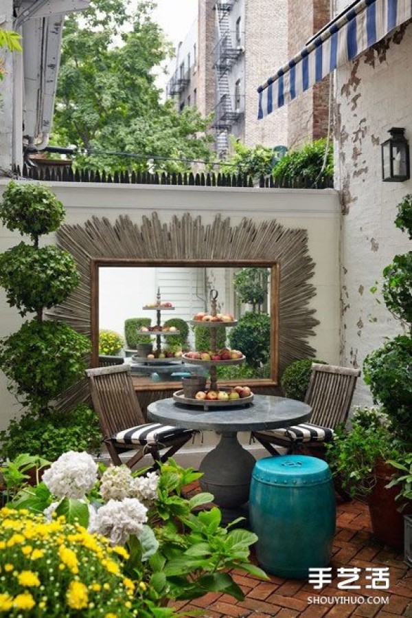 I also want this kind of balcony interior designer secretly hides the urban oasis