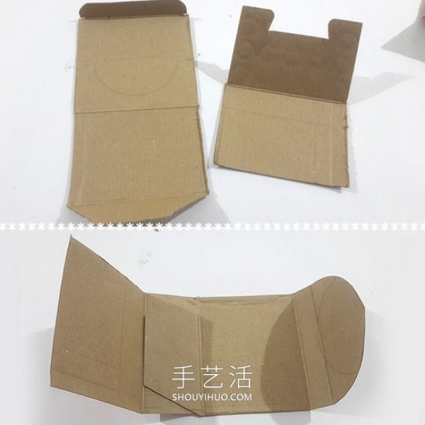 Tutorial on making a clutch and wallet from waste paper boxes