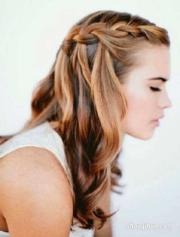 Nine styles that can be quickly DIYedBeautiful braided hairstyle