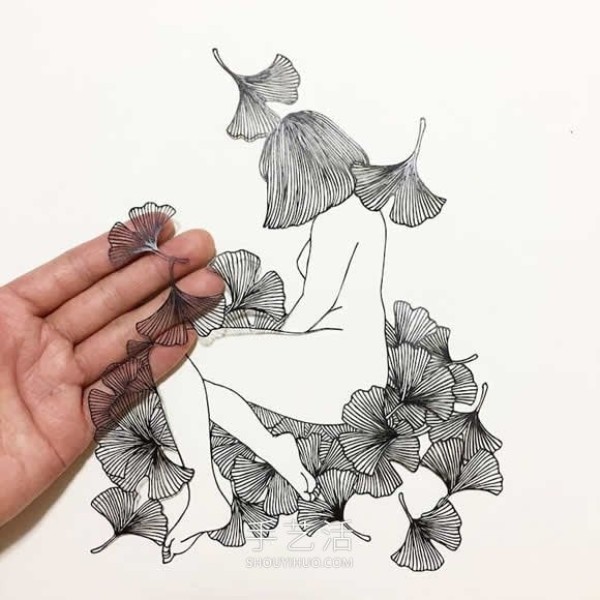 Intricate paper sculptures highlight the beauty in fragility! 