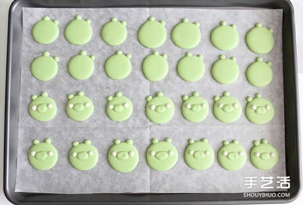 DIY Angry Birds Green Piggy Version Macaron Tutorial