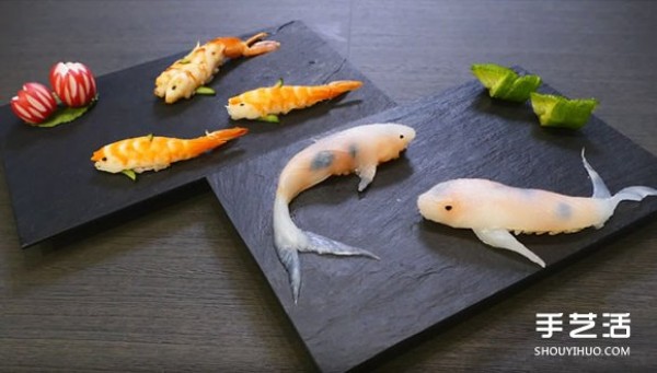 How to make realistic koi sushi and popular koi sushi recipes