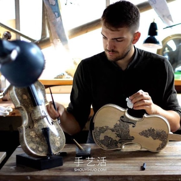 Gorgeous ink painting DIY, transform string instruments into exquisite storybooks