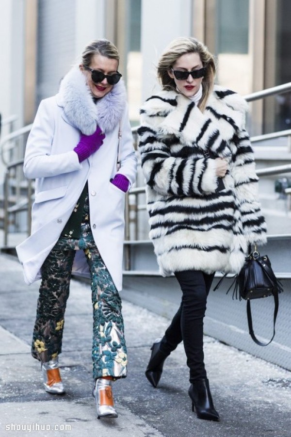 New York Fashion Week Street Photos of Winter Fashion Womens Wearing to Keep Out the Cold