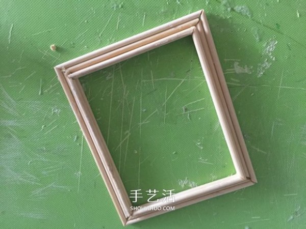 Ultra-light clay to make succulent photo frame, beautiful and ultra-light clay photo frame DIY