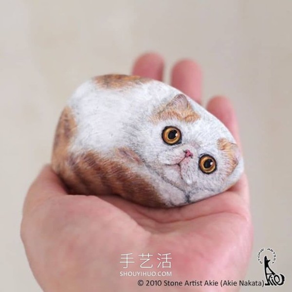 DIY ordinary stones into cute palm-sized animals