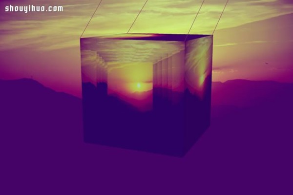 Cut the vision and DIY a beautiful and bubbling 3D geometric photography