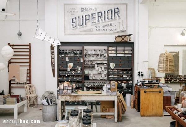 The warehouse was converted into a home store design that makes people forget to leave