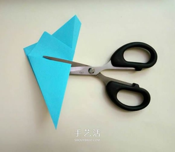 Five-cornered star origami illustration, how to fold an inner and outer double five-pointed star