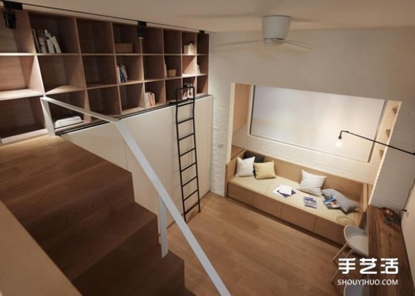 You can live comfortably in a small space! Comfortable and cozy small apartment