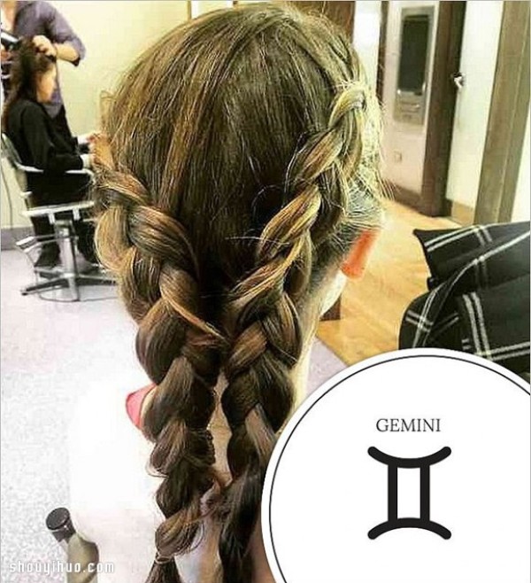 The 12 zodiac signs have exclusive and characteristic braiding. Fashionable braiding.You can also play constellations