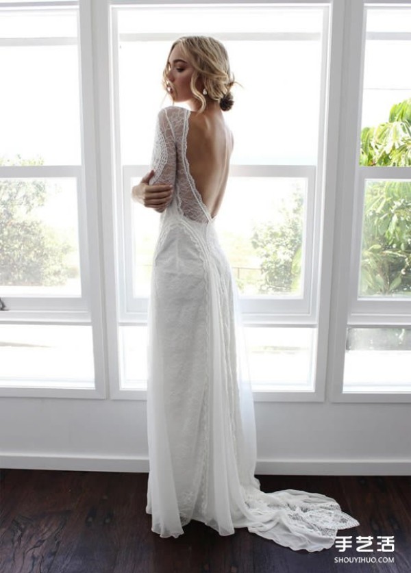 Niche wedding dress brand Grace Loves Lace white lace dress