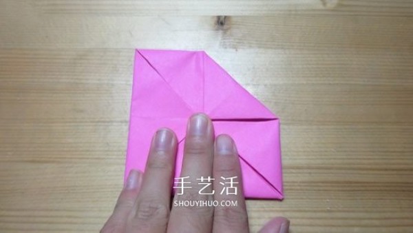 The simplest illustration of how to fold a paper rose, a little cute! 