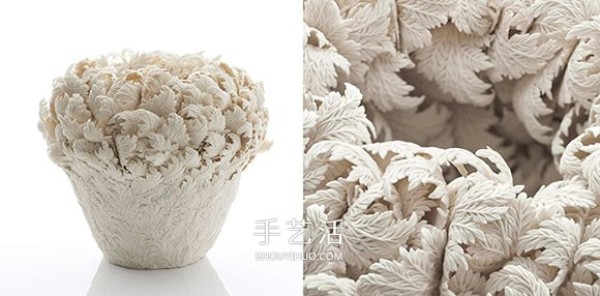 Feel the exquisiteness of handcrafting and create three-dimensional porcelain with images of flowers and plants