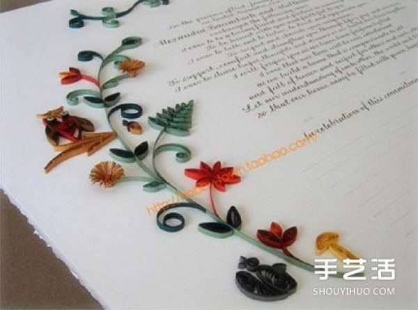 Meimeida scroll paper painting DIY to make a love letter, this is romantic enough! 