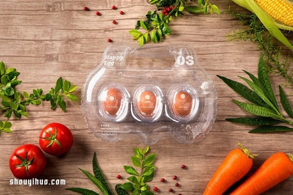 Not afraid of breaking! The free-range eggs "Ledan" in air-type anti-collision packaging