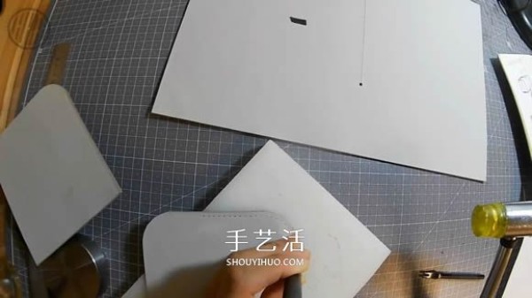 Handmaking Tutorial of Homemade Simple and Fashionable Leather Tissue Box