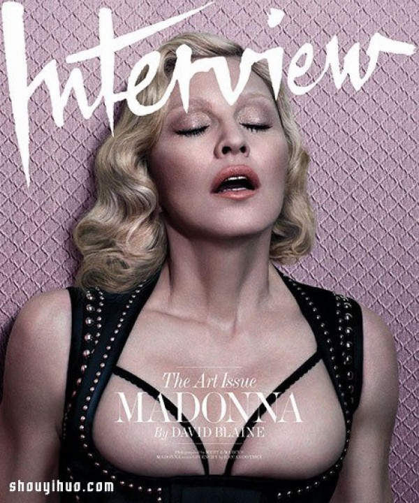 Interview magazine Madonnas sexy and seductive photo shoot