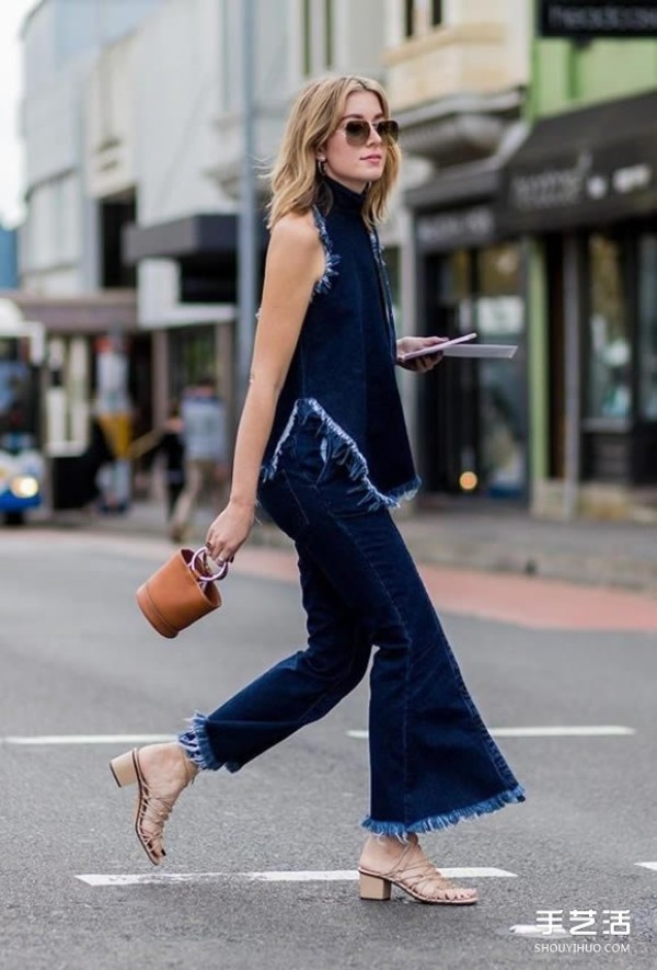 The trend of jeans: 5 styles of denim wide pants