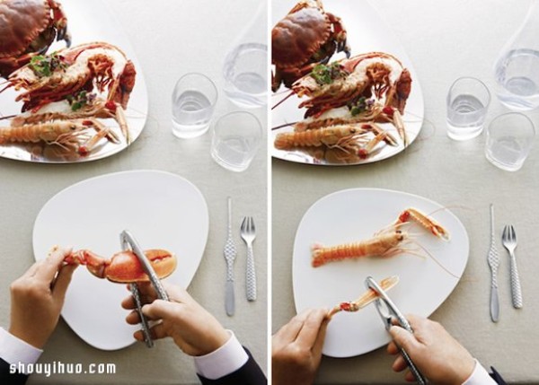 Colombina Fish tableware is designed to satisfy seafood cuisineDesign