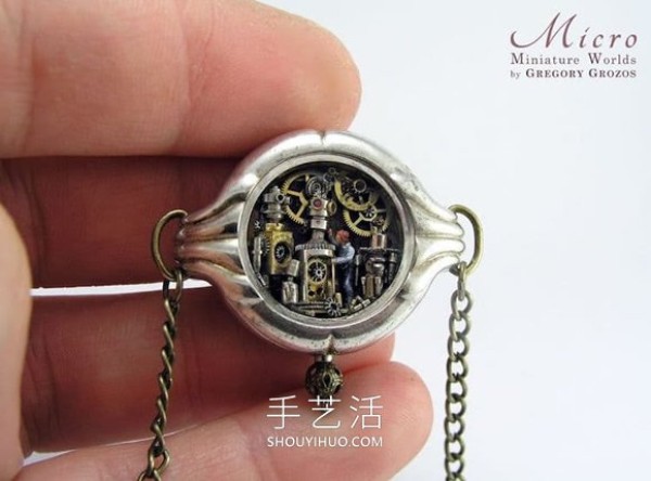 Antique pocket watch transforms into a miniature world! Nostalgic Objects DIY Mini Fantasy Fairy Tale