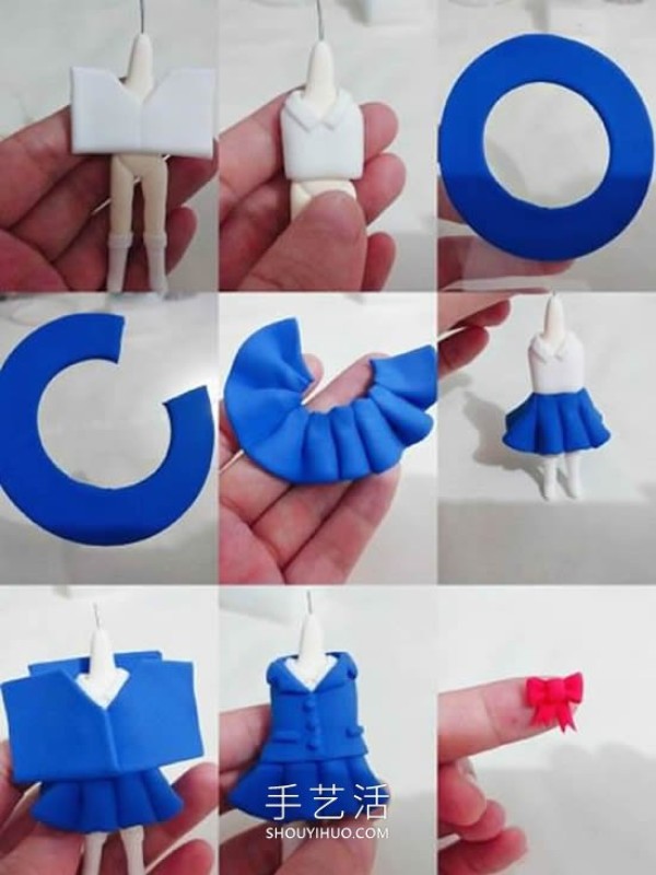 Clay cherry balls tutorial step pictures