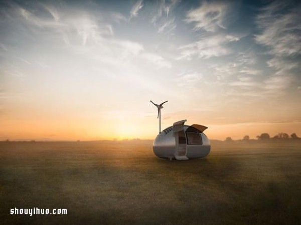 Egg-shaped house Ecocapsule uses entirely renewable energy! 