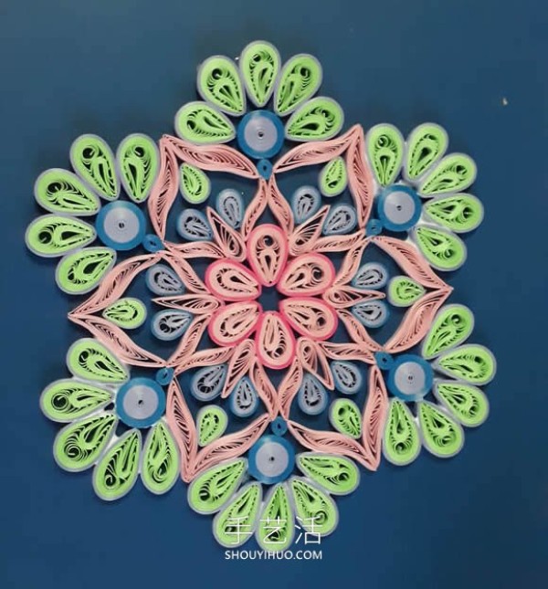 Symbolizes good luck and good luck! Tutorial on making paper mandala flowers