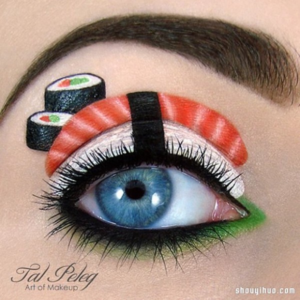 The magical art on the eyes. Do you dare to try such exaggerated eye makeup? 