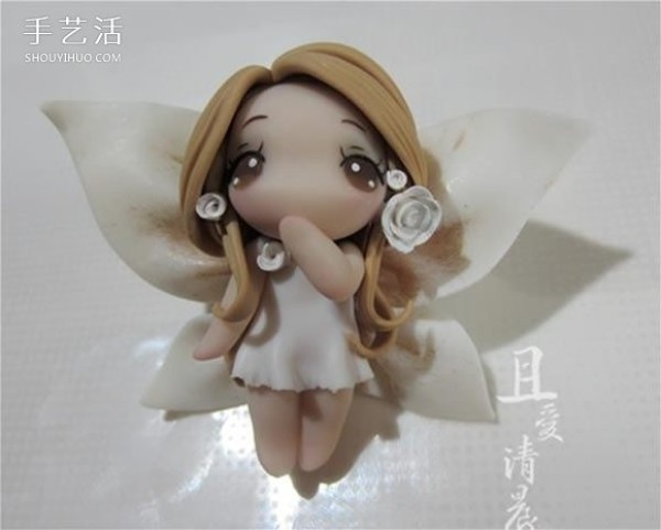 A tutorial on how to make an elf out of soft clay and a tutorial on how to make a cute flower fairy out of soft clay