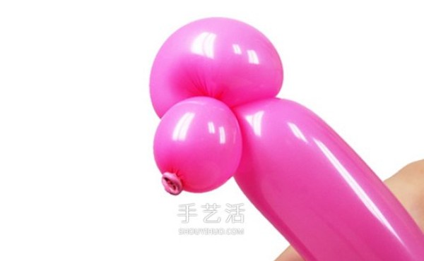 Illustrated balloon styling tutorial: Make a cute little pink pig step by step