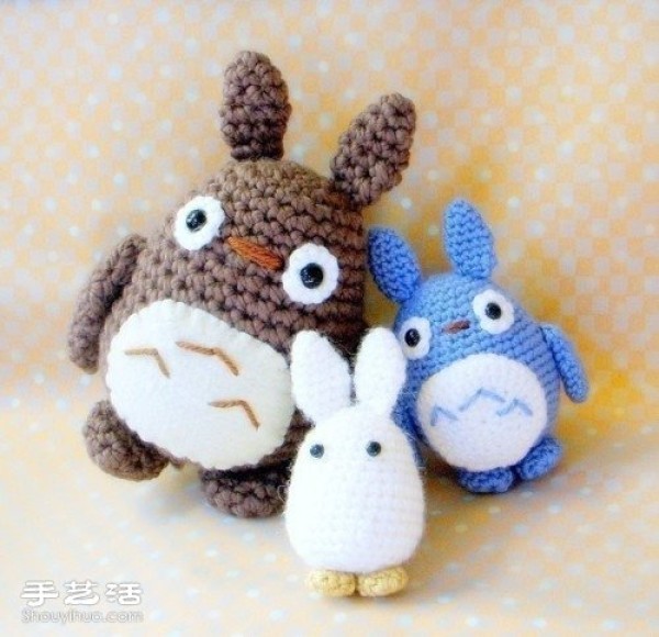 Knitted Cute Totoro Doll