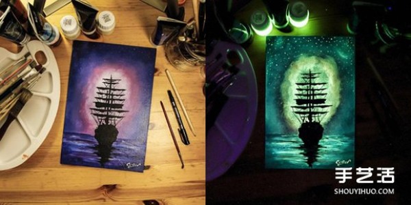 The art of not giving up day and night! Criscos luminous dream creative paintings