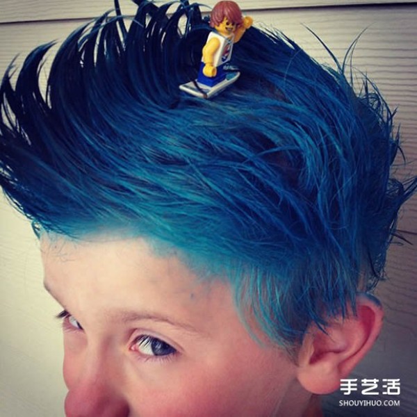 Childrens crazy hairstyles have no limits and strange hairstyles that have never been thought of