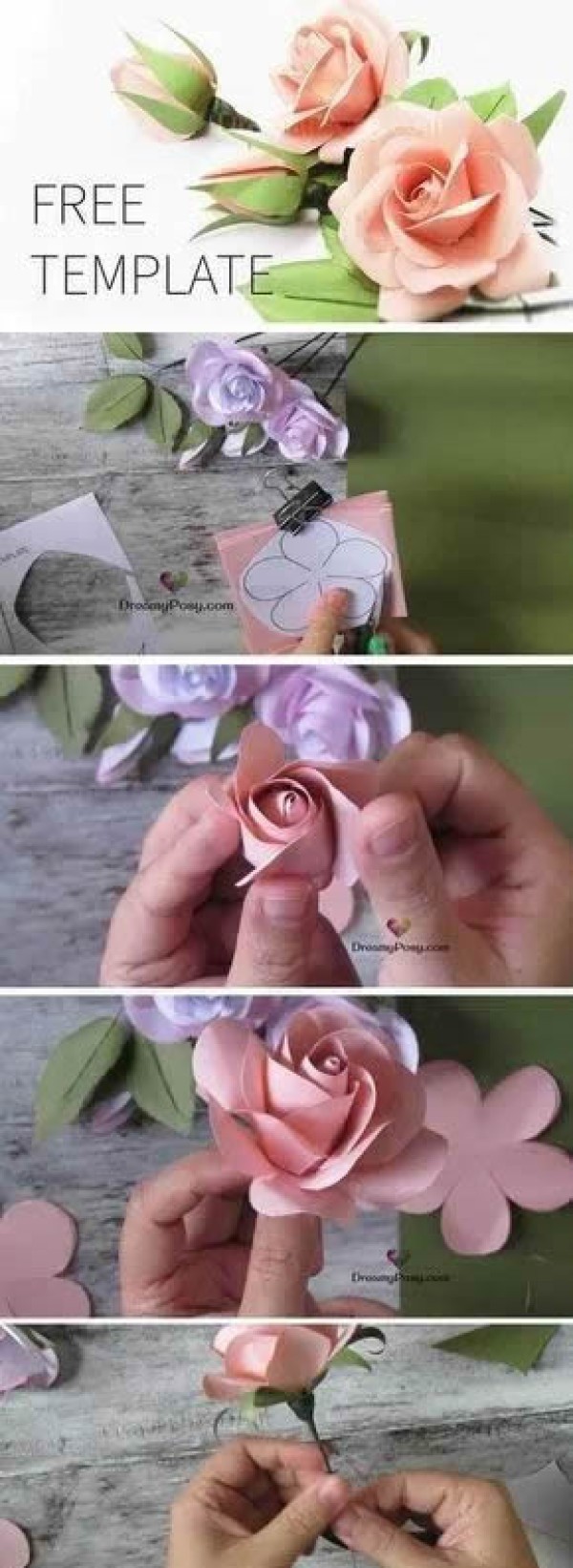 How to make handmade paper flowers with many beautiful paper flowers with complete illustrations