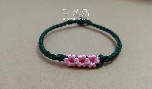 A Peach Blossom Knot Bracelet Illustration Tutorial from A to Z